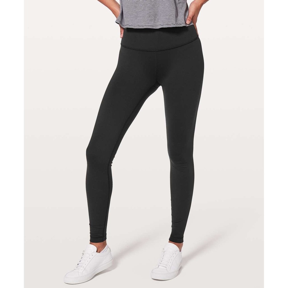 Lululemon Wunder Under Hi-Rise Tight *28" Women 8 Black High Waisted Leggings
